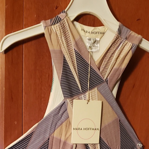 Mara Hoffman cross  front dress 121516001000 - Picture 3 of 4